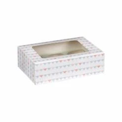 Betty Winters Cupcake Boxes 4pk -Kitchen Style Deals Store 320783 4pk cupcake boxes holds 6 pastel triangles 2