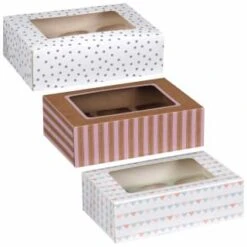 Betty Winters Cupcake Boxes 4pk