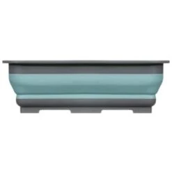 Addis Collapsible Washing Up Bowl - Aqua & Grey -Kitchen Style Deals Store 332198 addis collapsible washing up bowl grey and aqua 2