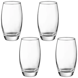 B&M Curved Hiball Glasses 4pk 1 B&M Curved Hiball Glasses 4pk