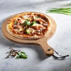 B&M Wooden Pizza Board -Kitchen Style Deals Store 346842 wooden chop and serve board
