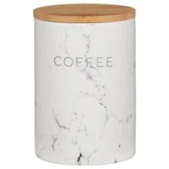 B&M Marble Effect Kitchen Canisters 3pc -Kitchen Style Deals Store 356820 storage canisters marble effect coffee