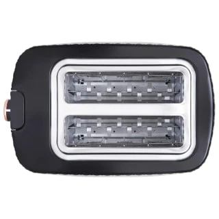 Goodmans Textured 2 Slice Toaster - Black & Rose Gold 2 Goodmans Textured 2 Slice Toaster - Black & Rose Gold - Image 2