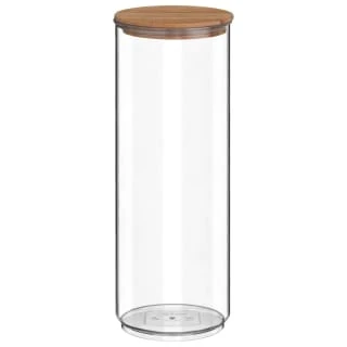 B&M Tall Storage Container With Bamboo Lid 1 B&M Tall Storage Container With Bamboo Lid