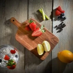 B&M Mini Acacia Wood Serve Boards 2pk -Kitchen Style Deals Store 375102 2pk mini acacia wood serve boards