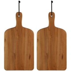 B&M Mini Acacia Wood Serve Boards 2pk -Kitchen Style Deals Store 375102 2pk mini acacia wood serve boards group