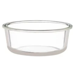 B&M Round Glass Food Containers With Bamboo Lid 2pk 8 B&M Round Glass Food Containers With Bamboo Lid 2pk -Kitchen Style Deals Store 376822 2 round glass food containers 3