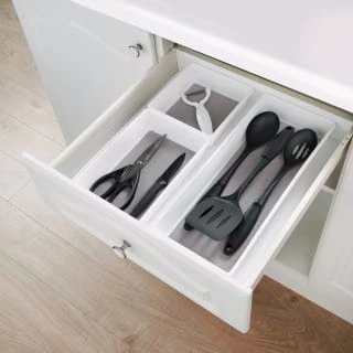 Simply Everyday Non-Slip Cutlery Tray - Grey 6 Simply Everyday Non-Slip Cutlery Tray - Grey - Image 6