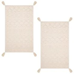 B&M Homestead Embossed Tea Towels With Tassels 2pk - Natural 5 B&M Homestead Embossed Tea Towels With Tassels 2pk - Natural -Kitchen Style Deals Store 380229 2pk homestead embossed tea towel with tassels 2