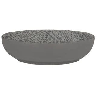 B&M Geo Embossed Pasta Bowl 1 B&M Geo Embossed Pasta Bowl