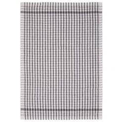 B&M Check Tea Towels - Black 3pk -Kitchen Style Deals Store 380307 3pk check tea towels black 3