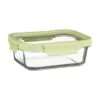 B&M Green Glass Food Container - Medium