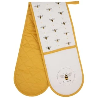 B&M Bee Happy Double Oven Glove 1 B&M Bee Happy Double Oven Glove