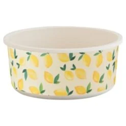 B&M Round Tubs 2pk - Lemons -Kitchen Style Deals Store 392928 2pk reuse and repurpose round tubs lemon 2