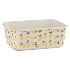 B&M Rectangular Tubs 2pk - Lemons 12 B&M Rectangular Tubs 2pk - Lemons -Kitchen Style Deals Store 392929 2pk reuse and repurpose rectangle tubs lemon