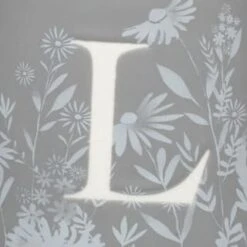 B&M Floral Alphabet Mug (Assorted) -Kitchen Style Deals Store 394397 floral alphabet mug grey l 2