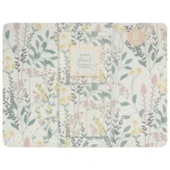 B&M Floral Placemat & Coaster Set 8pc 6 B&M Floral Placemat & Coaster Set 8pc -Kitchen Style Deals Store 394455 floral placemat and coaster set 8pc